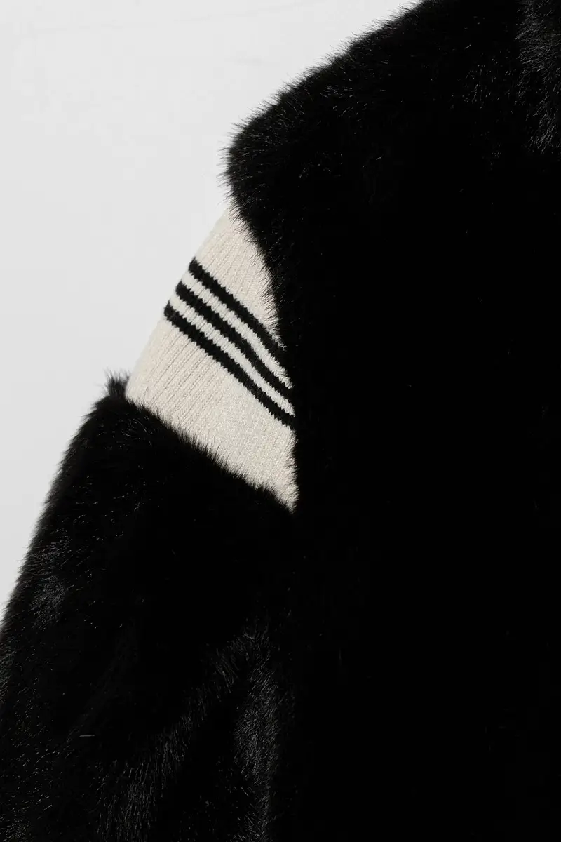 giacca bomber bambini colore nero 252GJ2170 miniatura 3