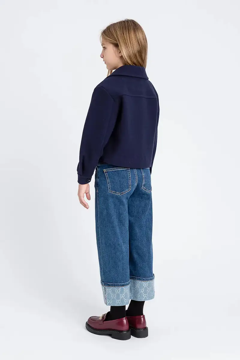 giacca per bambini colore blu navy 252GJ2151 miniatura 3