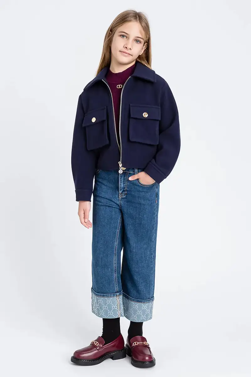 giacca per bambini colore blu navy 252GJ2151