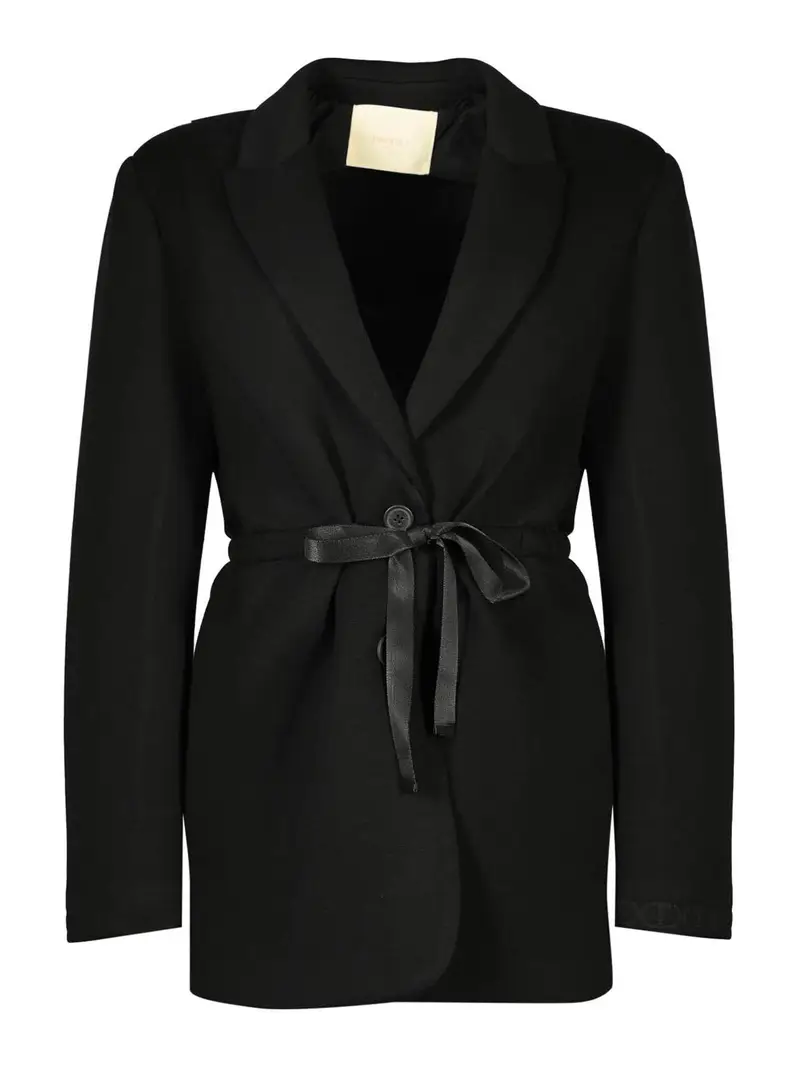 Giacca subacquea con cintura Nero