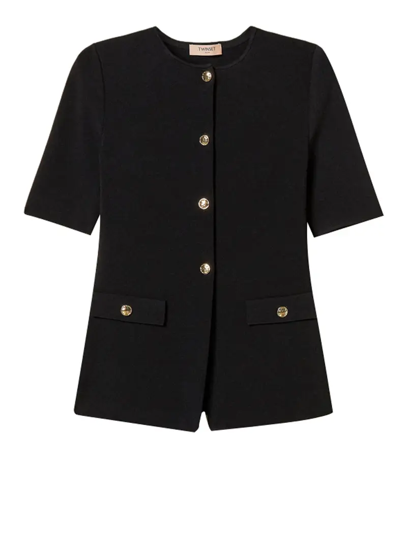 giacca twin set da donna - nero