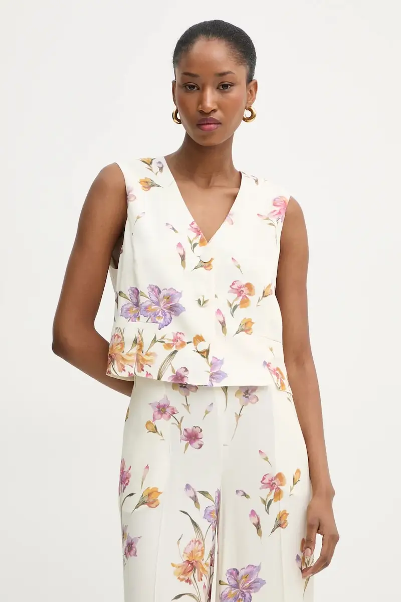 gilet colore beige 251TP2777