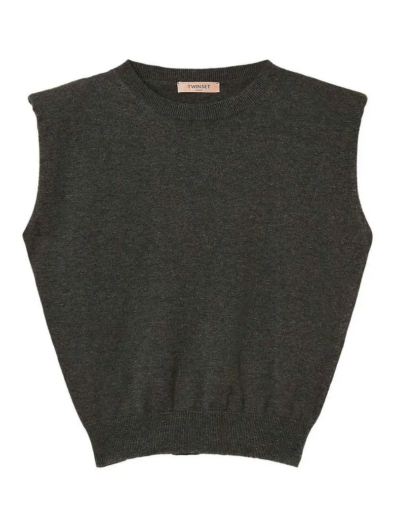 Twinset Gilet Grigio 3860762