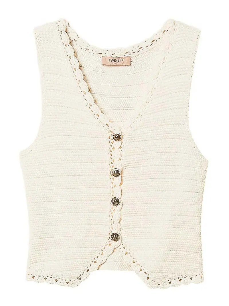 Twinset Gilet Beige 4308693
