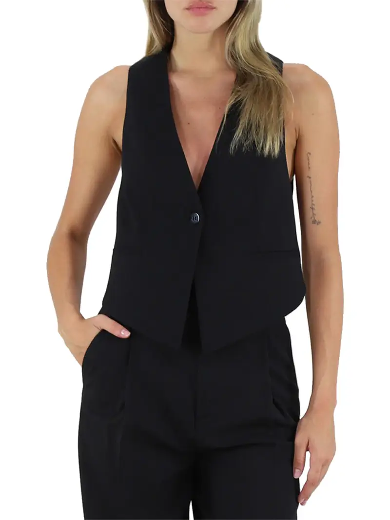Twinset Gilet Donna Nero 2961305