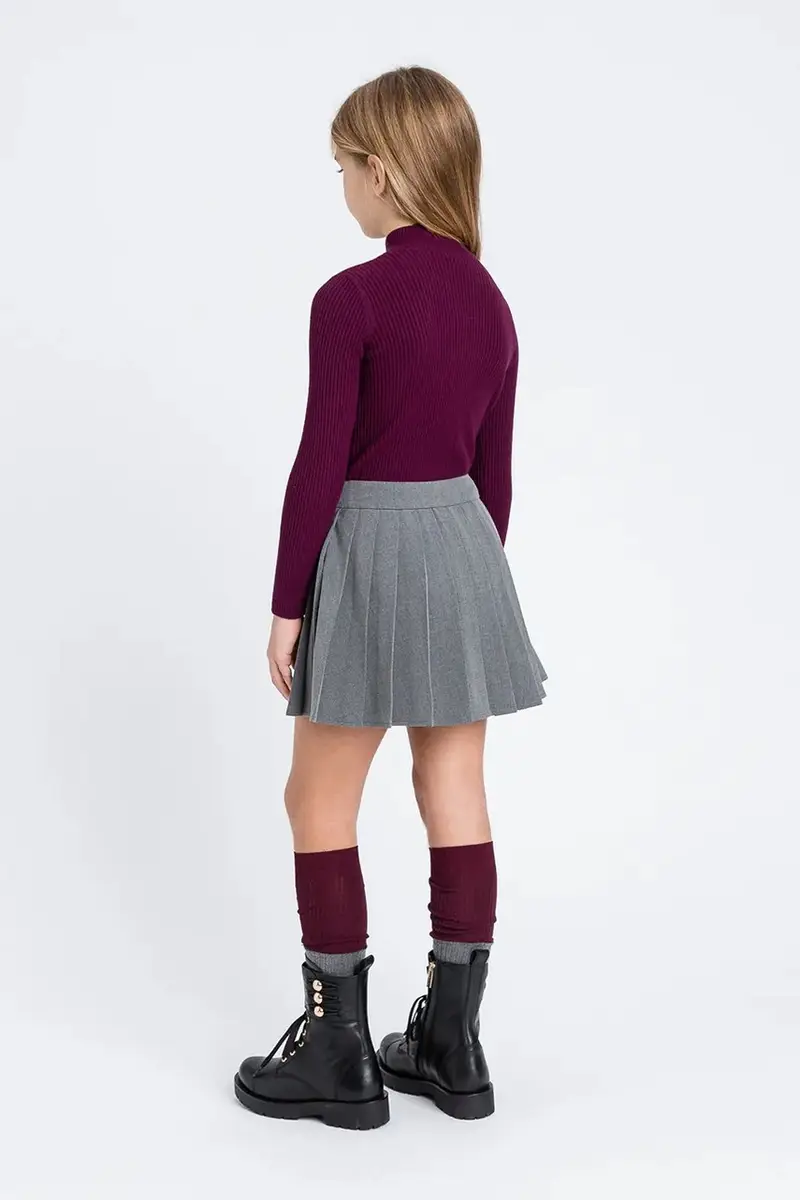 gonna bambina colore grigio 252GJ2271 miniatura 3