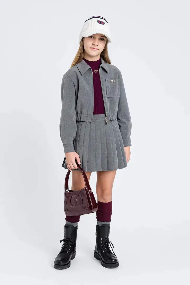 gonna bambina colore grigio 252GJ2271