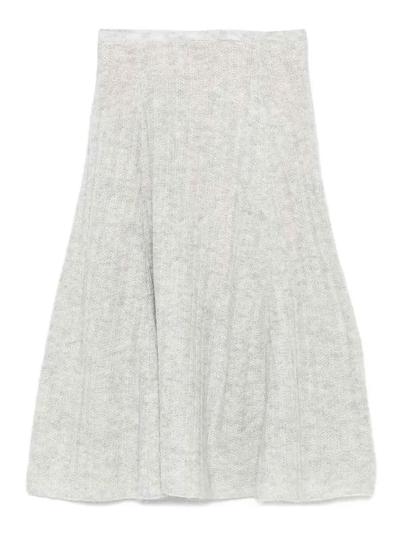 Gonna Midi Svasata Grigio