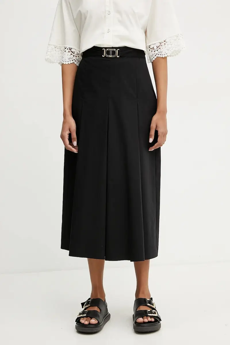 gonna-pantalone donna colore nero 251TT202C