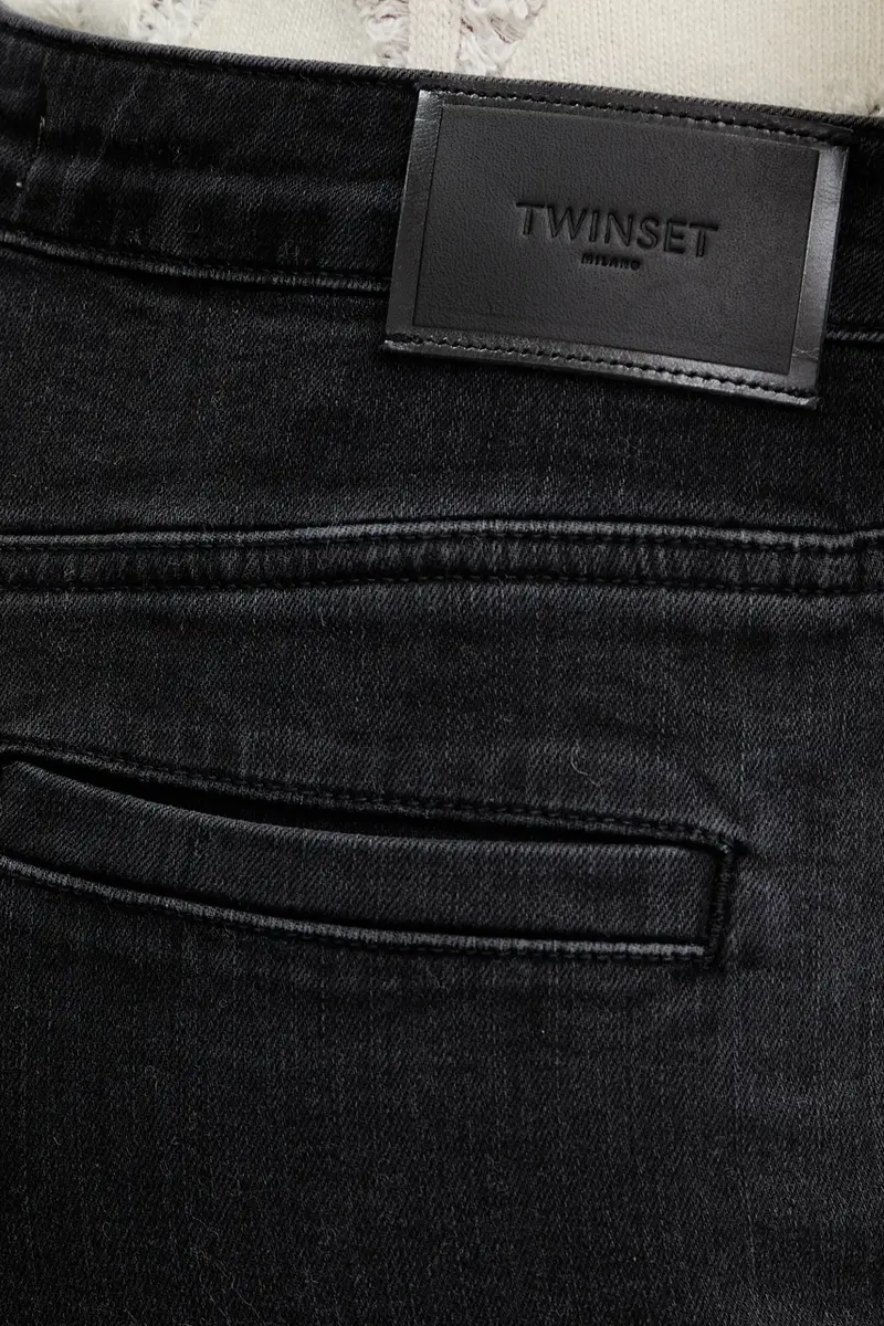 Twinset Jeans Nero 4216236 miniatura 4
