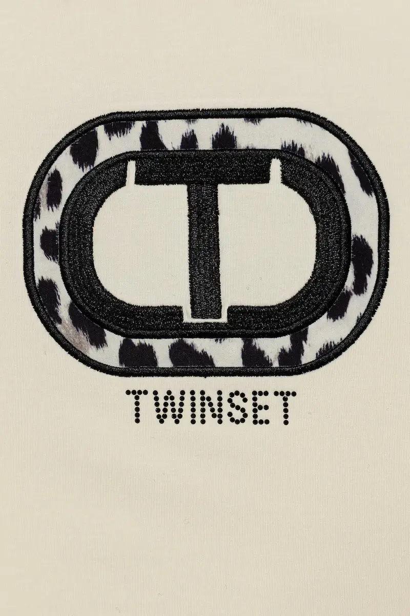 maglietta a maniche lunghe per bambini colore beige 252GJ232A miniatura 3