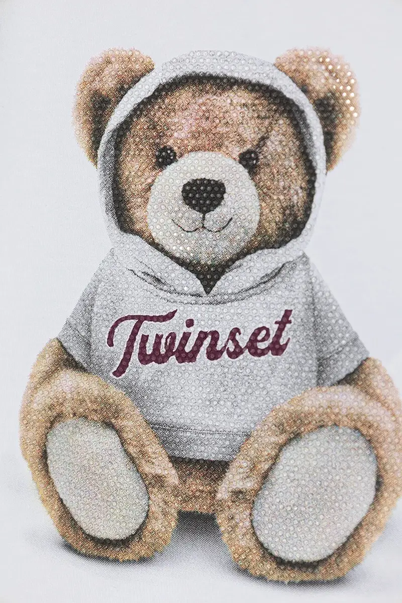 maglietta a maniche lunghe per bambini colore bianco 252GB2036 miniatura 3