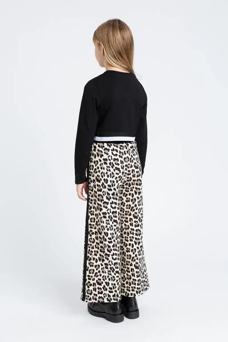 maglietta a maniche lunghe per bambini colore nero 252GJ2322 miniatura 3