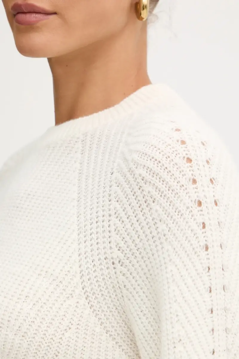 maglione con alpaca Beige miniatura 5