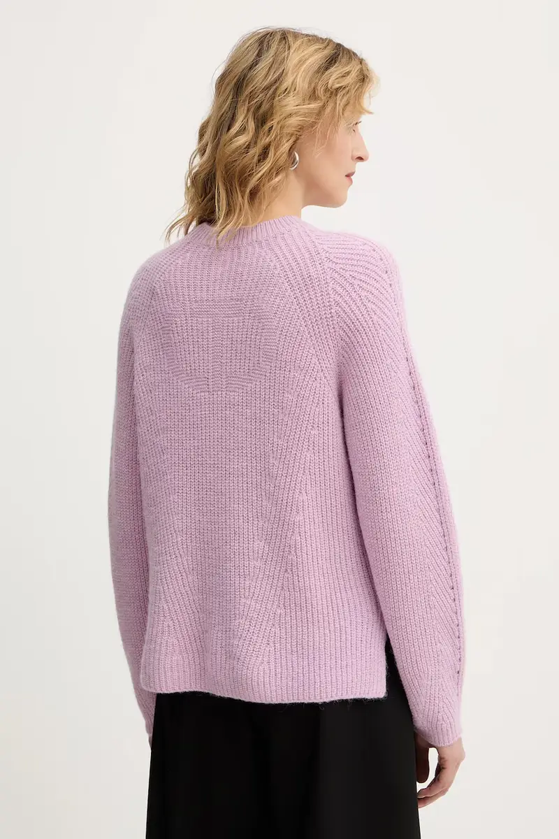 maglione con alpaca Rosa miniatura 3