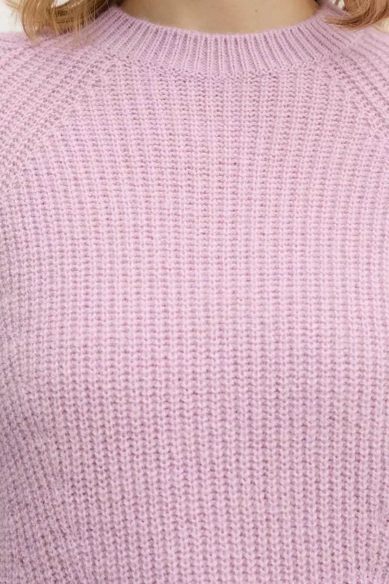 maglione con alpaca Rosa miniatura 5