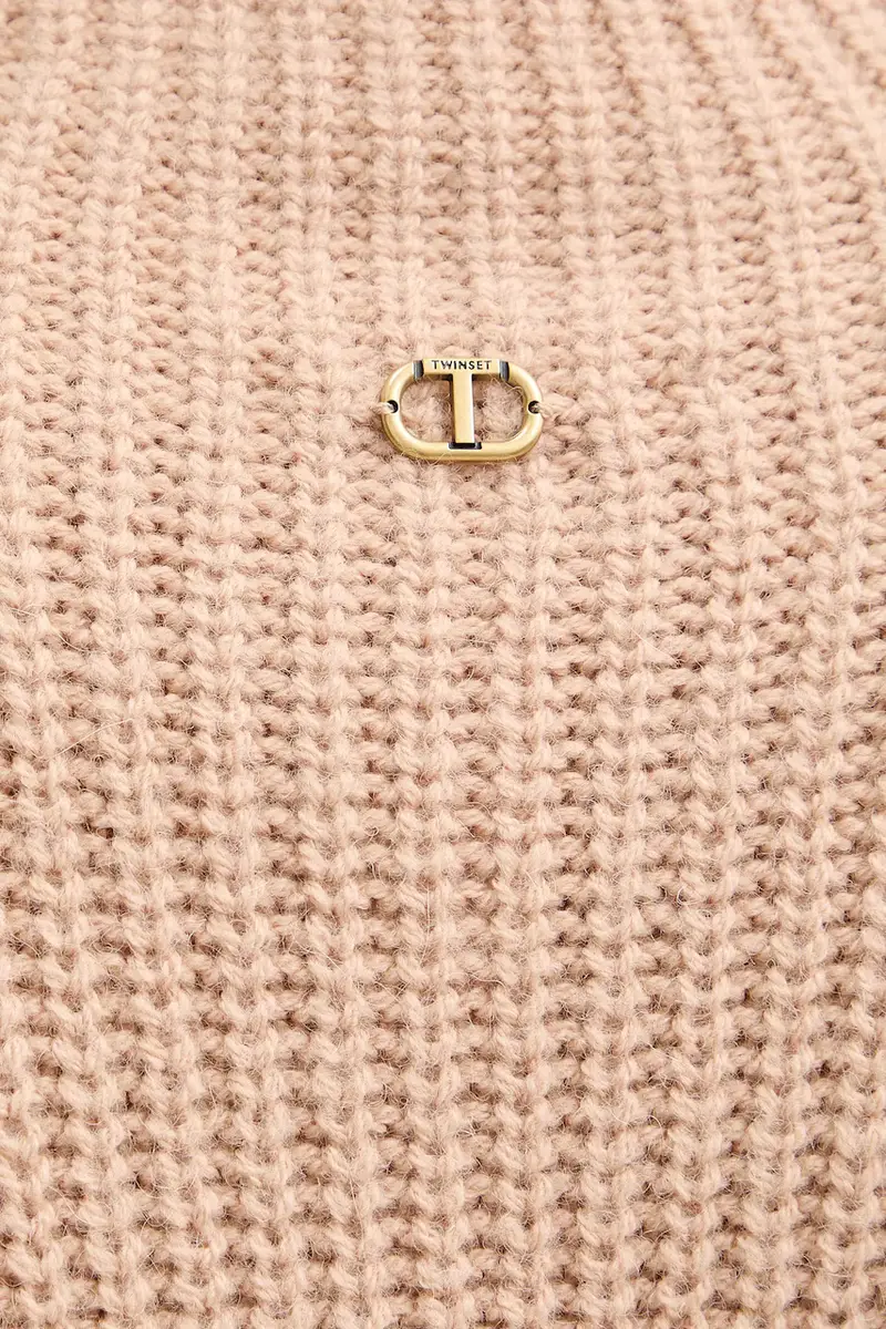 maglione con lana Arancione miniatura 5