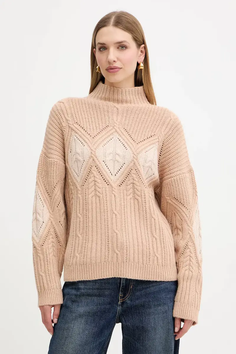 maglione con lana Arancione