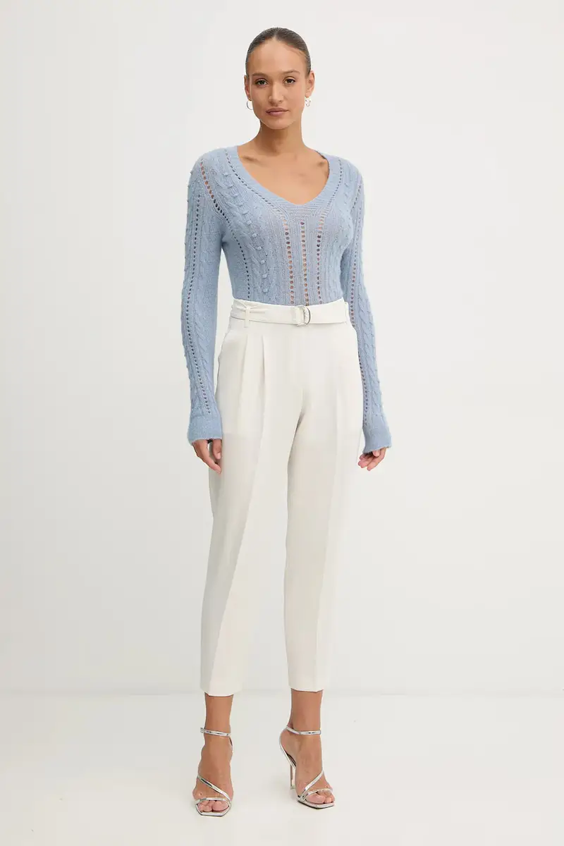 maglione con lana Blu miniatura 2