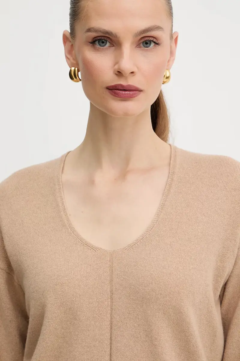 maglione in cachemirie Beige miniatura 4