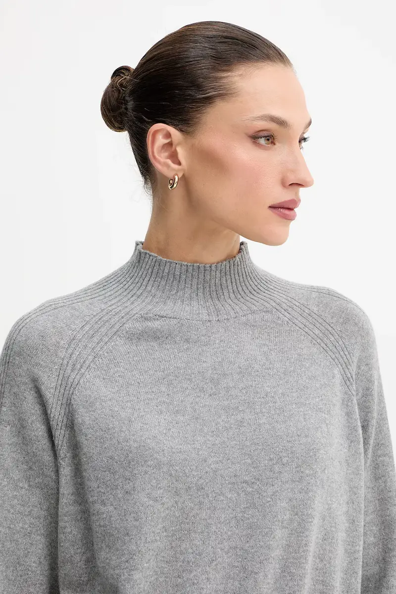 maglione in cachemirie Grigio miniatura 4