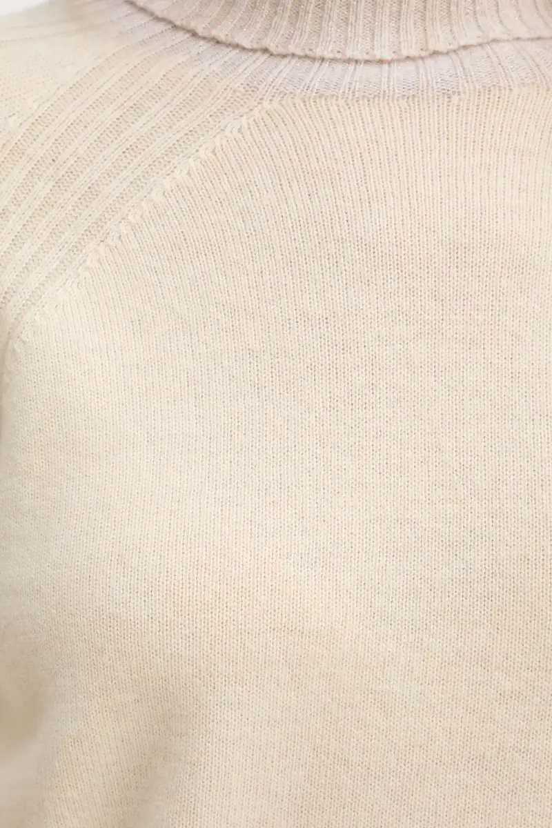maglione in lana Beige miniatura 5