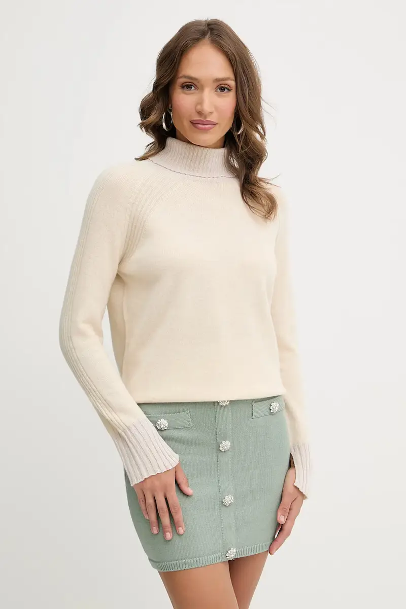 maglione in lana Beige