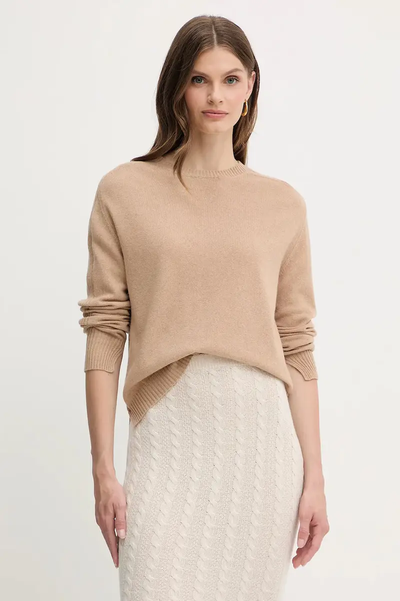 maglione in lana Beige