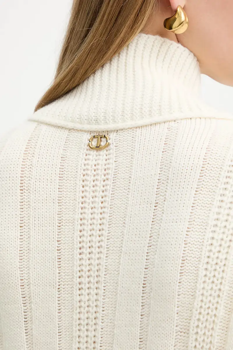 maglione in lana Beige miniatura 5