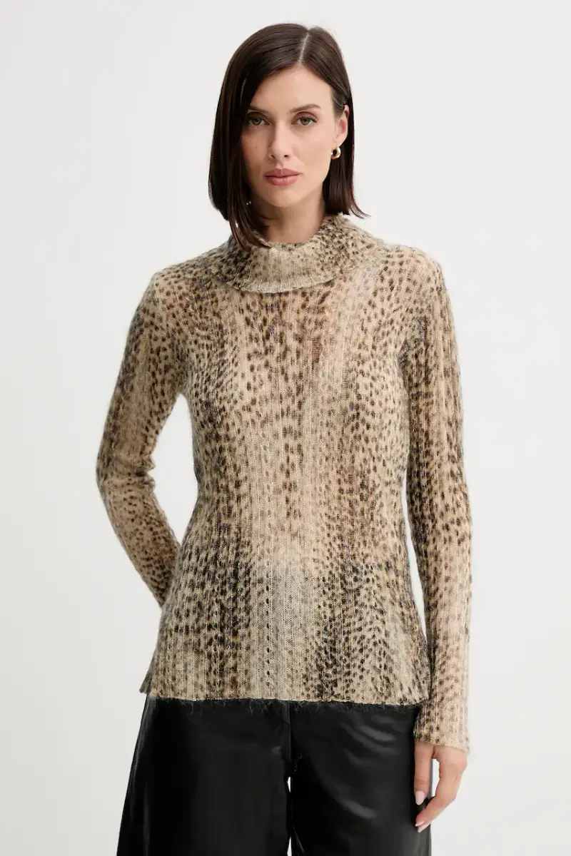 maglione in lana Beige