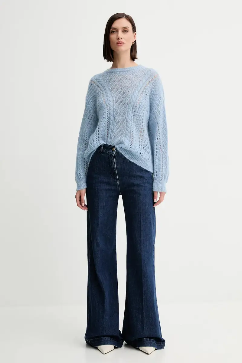 maglione in lana Blu miniatura 2