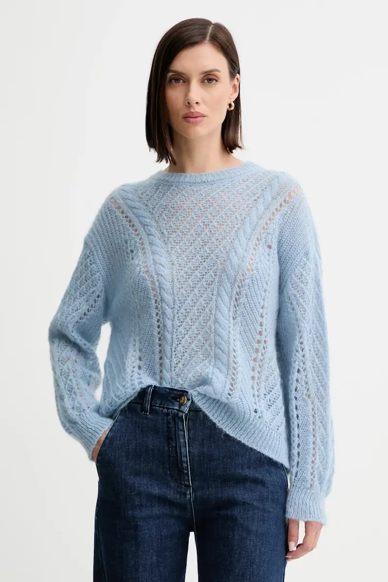 maglione in lana Blu