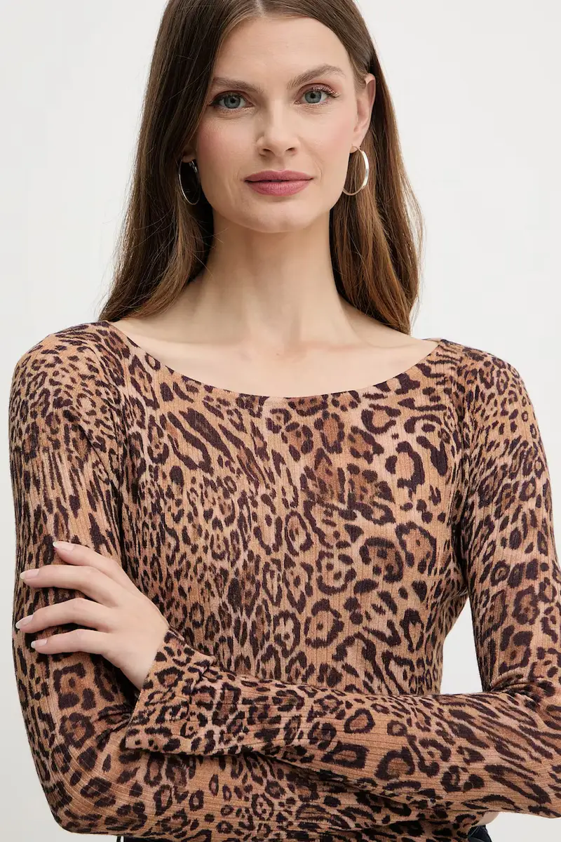 maglione in lana Marrone miniatura 4