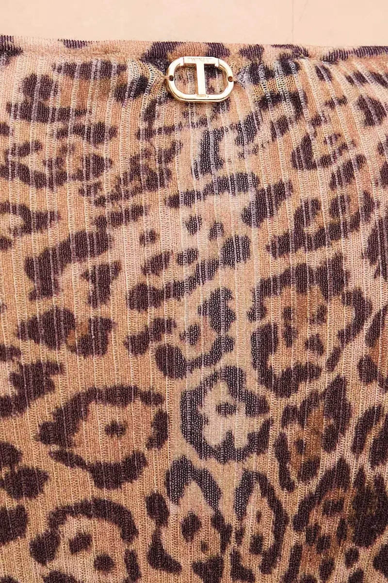 maglione in lana Marrone miniatura 5