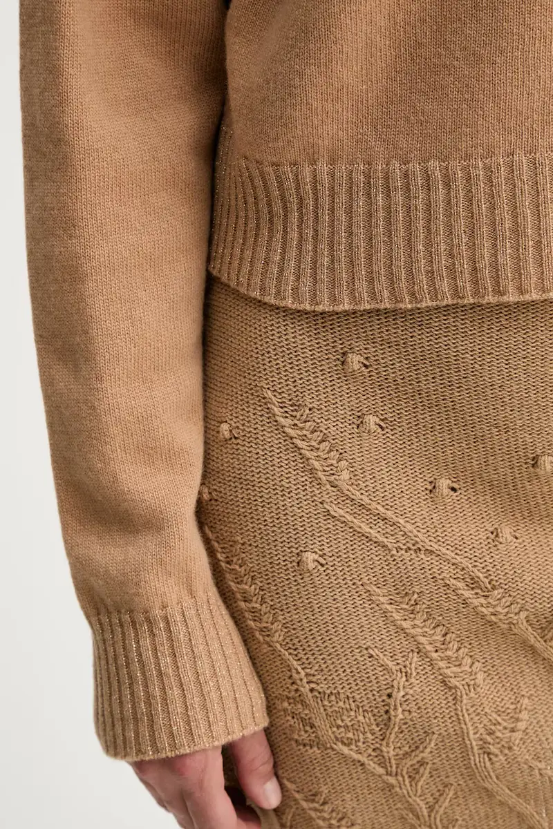 maglione in lana Marrone miniatura 5