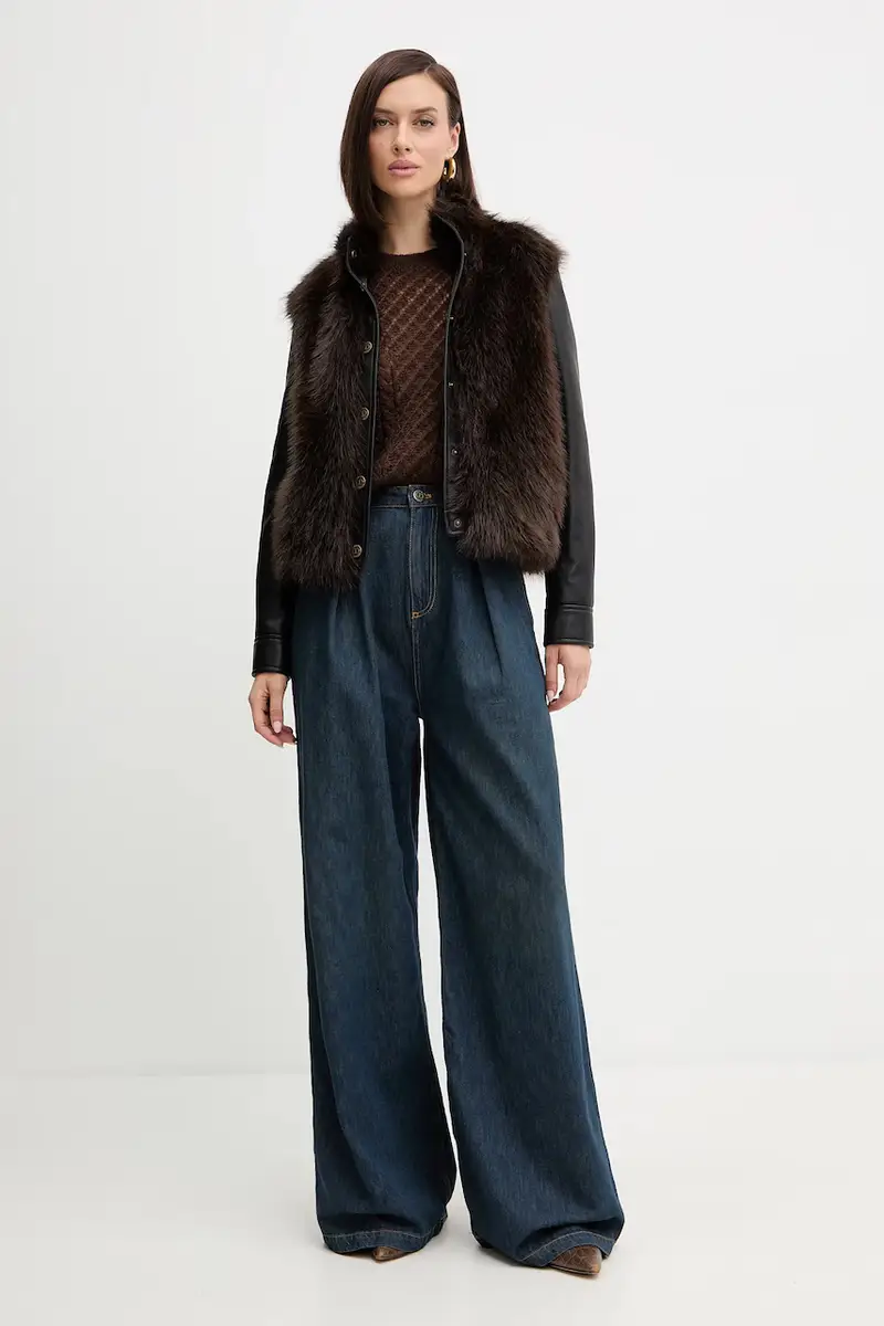 maglione in lana Marrone miniatura 2