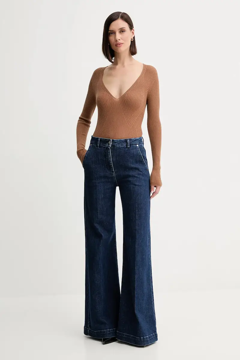 maglione in lana Marrone miniatura 2