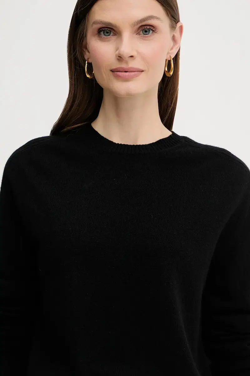 maglione in lana Nero miniatura 4