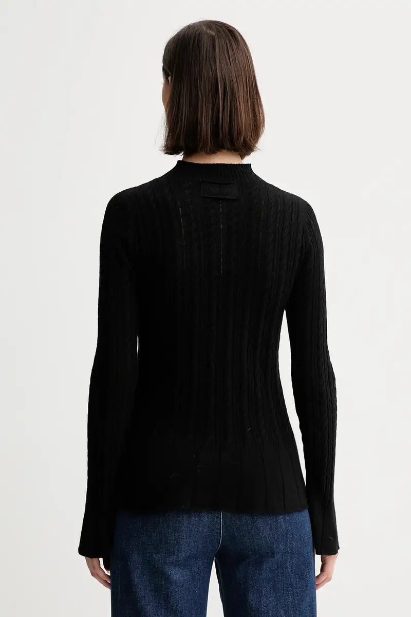 maglione in lana Nero miniatura 3