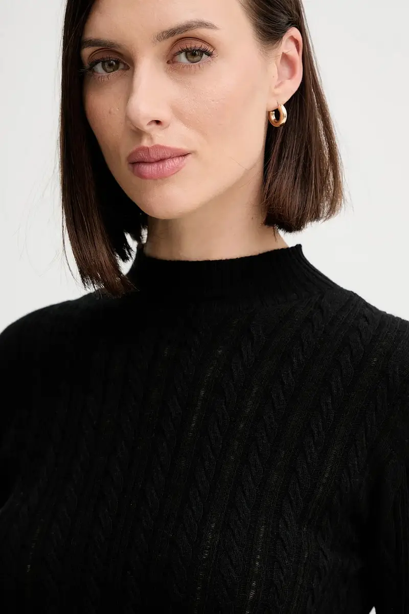 maglione in lana Nero miniatura 4