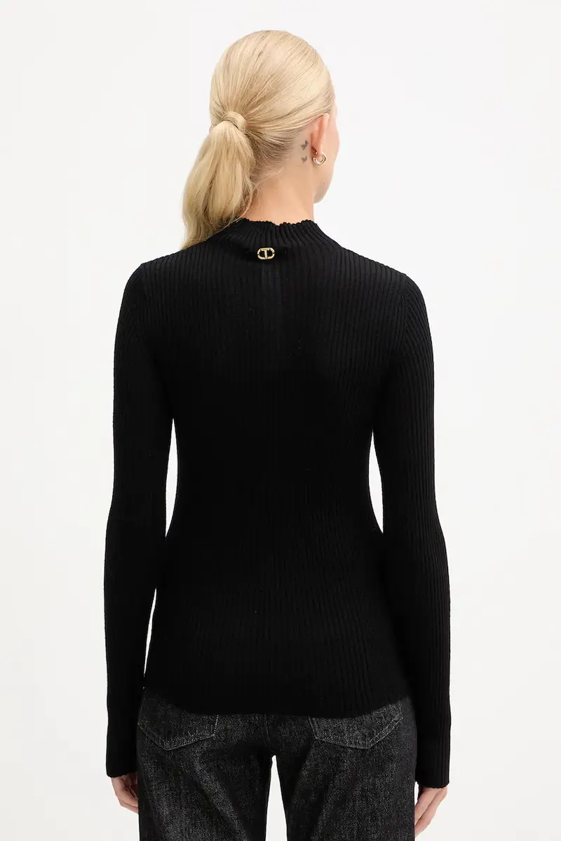 maglione in lana Nero miniatura 3