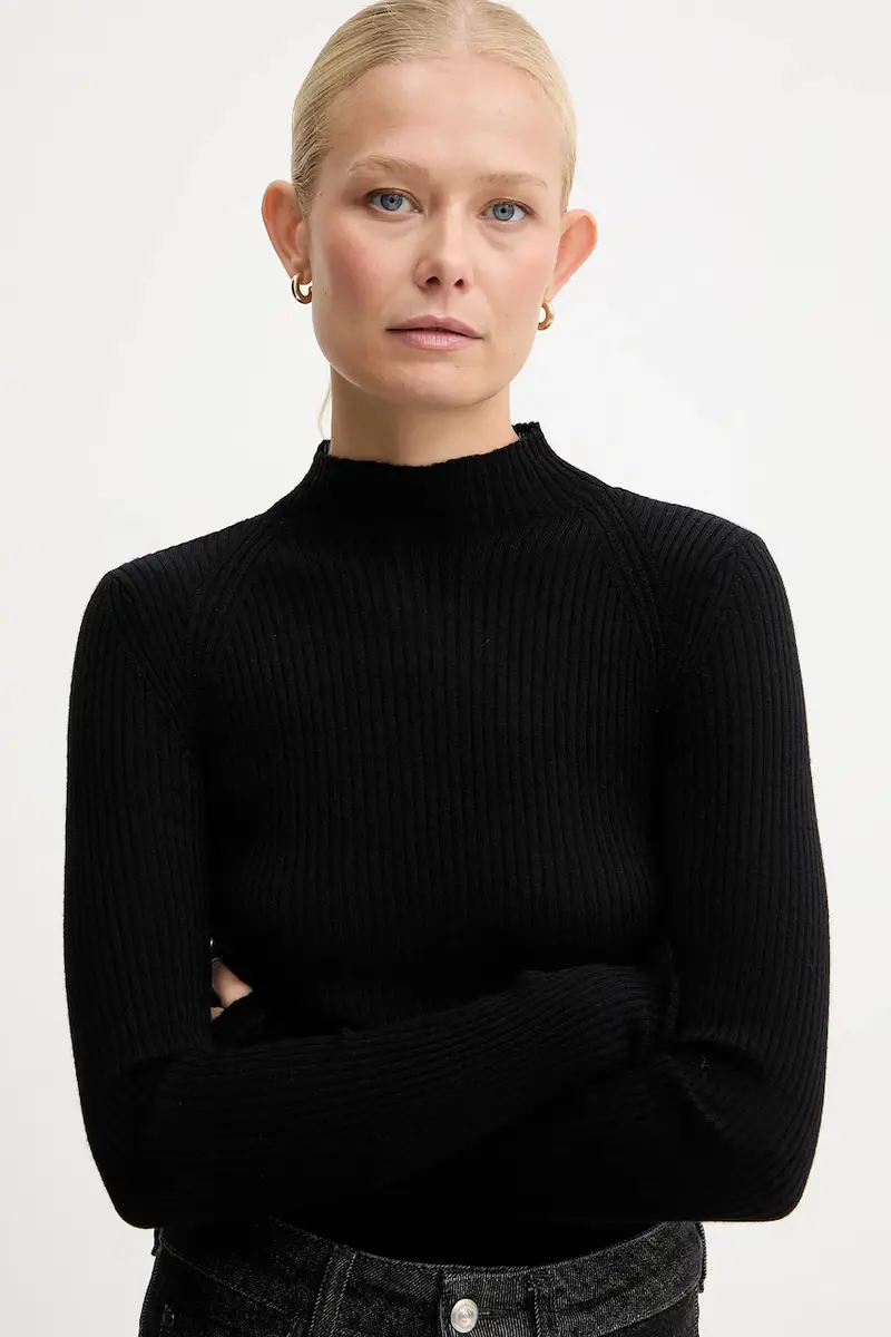 maglione in lana Nero miniatura 4