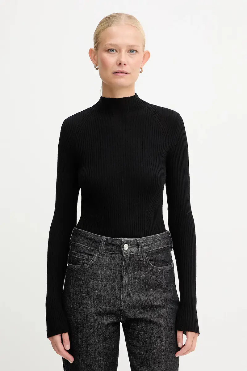 maglione in lana Nero