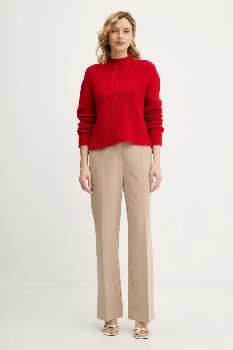 maglione in lana Rosso miniatura 2