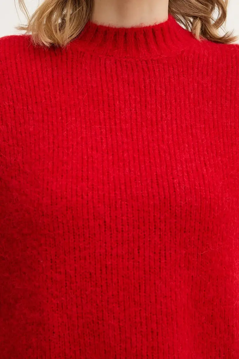 maglione in lana Rosso miniatura 5