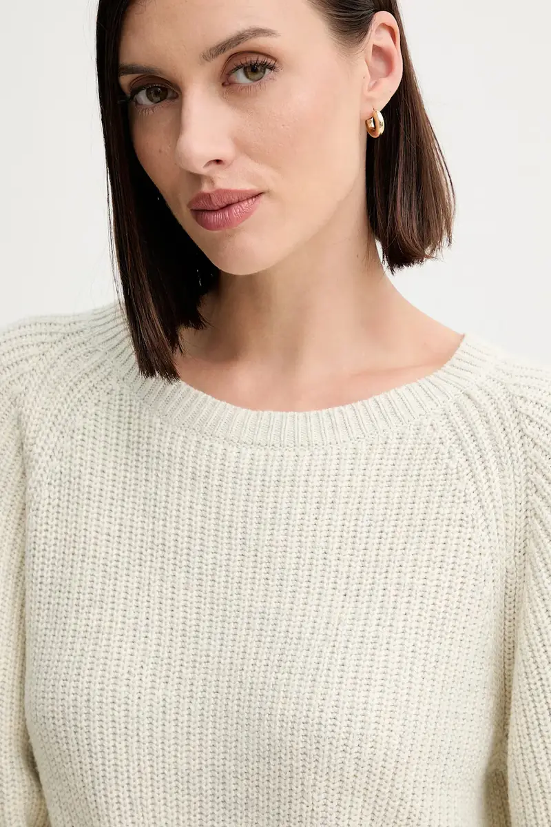 maglione in misto lana Beige miniatura 4