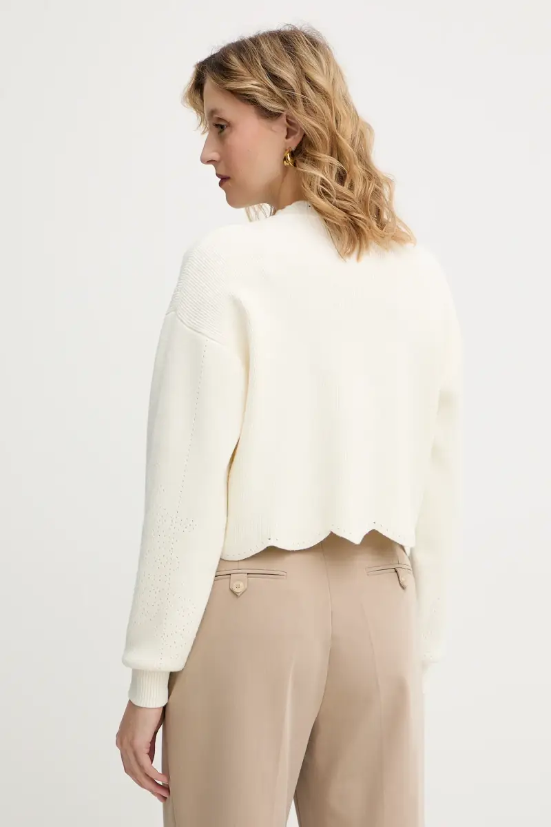 maglione in misto lana Beige miniatura 3