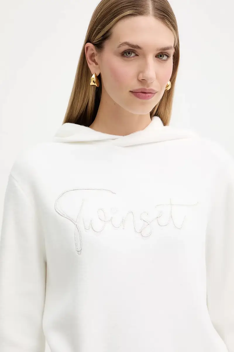 maglione in misto lana Bianco miniatura 4