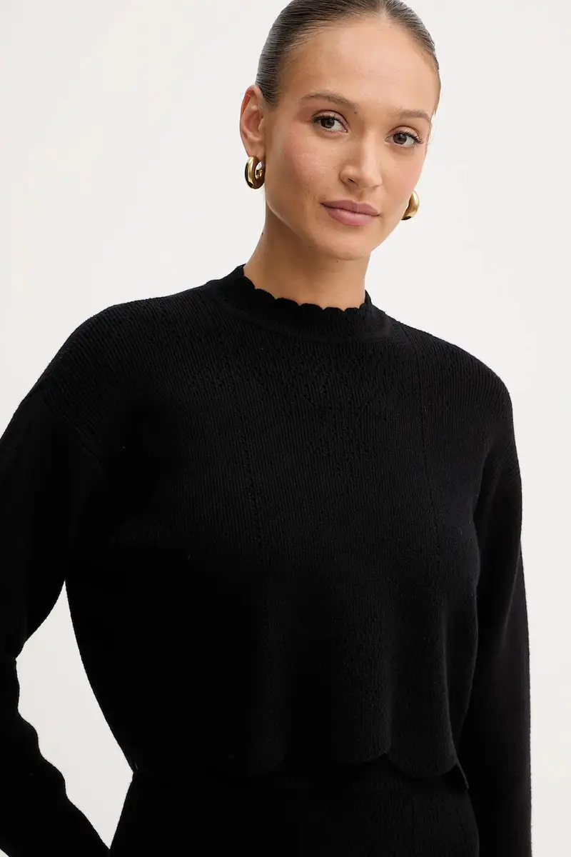 maglione in misto lana Nero miniatura 4