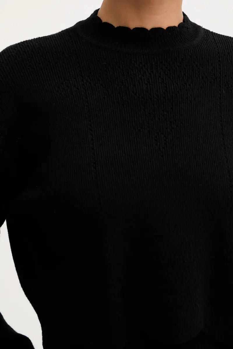 maglione in misto lana Nero miniatura 5